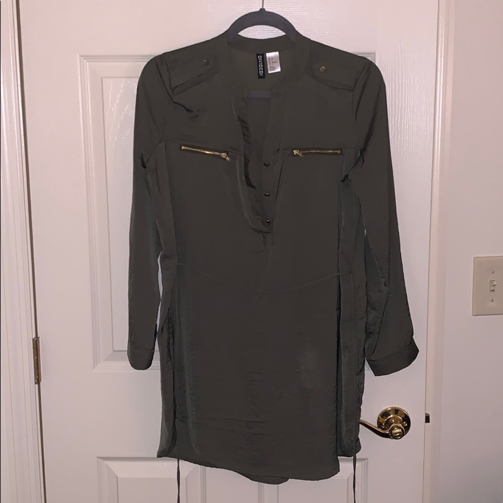 H&M tie waist top/dress